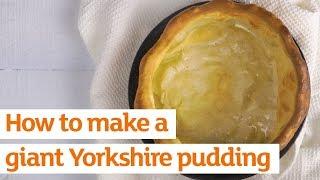 Giant Yorkshire pudding | Recipe | Sainsbury's