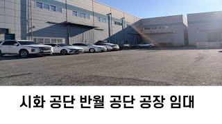 시화공단임대 반월공단임대 공장600평 시화공단부동산