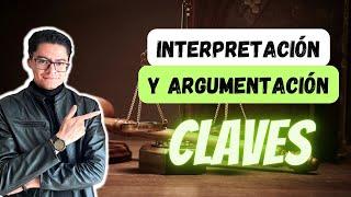 INTERPRETACIÓN Y ARGUMENTACIÓN