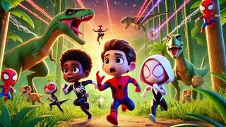 LOST IN THE DINOSAUR PARK: THE EXCITING ADVENTURE BEGINS! | Spidey and his Amazing Friends Animation