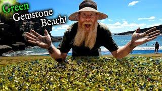 Why Are There 96,000,000 Green Gem Stones On This Beach!