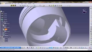 Modelare piston catia v5 part design