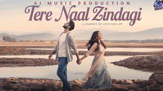 Tere Naal Zindagi Official Music Video | Sad Punjabi song | AI Music Production