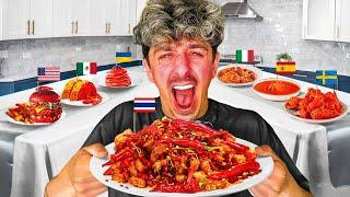 I Ate the Spiciest Food from EVERY Country in the World!