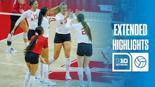 Wisconsin at Nebraska | Extended Highlights | Big Ten Volleyball | 11/23/2024