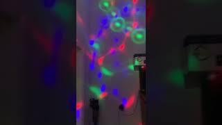 Led rotating light bulb party light