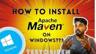  How to Install Maven on Windows11️ #Maven #TestOSiren #automationtesting #windows