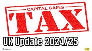 UK Capital Gains Tax (CGT) Rates at 24%: How Will It Impact You?