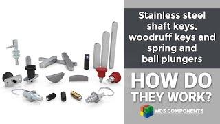 Spring plungers and shaft keys: New products from WDS Components