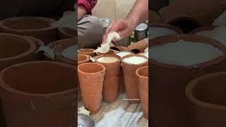 Most Famous Cream Lassi At Lassi Wala Jaipur !  #creatingforindia #streetfood #shorts