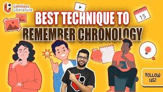 Best Technique To Start Learning Chronology For English Literature UGC-NET Exam