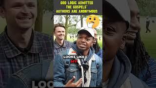 God Logic Destroyed His Gospels In Less Than 10 Seconds! Siraj & No Logic Speakers Corner Sam Dawah