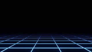 Synthwave Grid Background Video, Blue Neon Retro 80s Loop Motion Background | Free Stock Footage