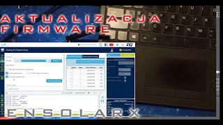 Jak zaktualizowac Firmware ENSolarX 5x