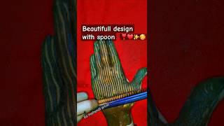 ️comb mehndi design #hennahack#easy mehndi# cute design#mehndi trick#beautiful mehndi shorts#viral