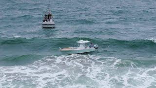 US Coast Guard Rescues Boater in Distress Station Manasquan Inlet New Jersey 9/27/24