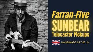 Sunbear Farran-Five telecaster pickups; dirty demo! My favourite tele tone! (guitar gear)