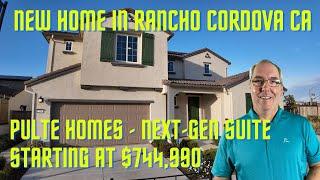 Home For Sale in Rancho Cordova CA | Pulte | Vista at Montelena Plan 2 | Next-Gen Suite