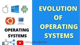 EVOLUTION OF OS|TYPES OF OS|virtualstudytime