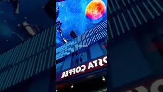 #interactive holographic sky Screen