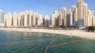 DUBAI  MARINA BEACH 4K 60FPH 2023 FEB