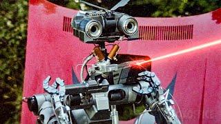 A robot drops a dude's pants with his laser | Short Circuit  | CLIP