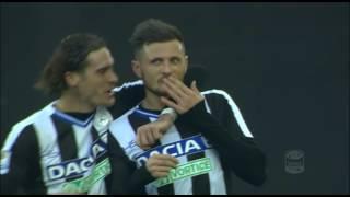 Il gol di Thereau (43') - Udinese - Crotone - 2-0 - Giornata 17 - Serie A TIM 2016/17