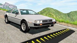 Massive Spike Strip Pileup Crashes #67 – BeamNG Drive | CrashBoomPunk