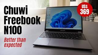 Chuwi Freebook N100 (review): A great budget laptop for 2024