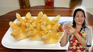 The *BEST* Crab Cheese Wonton AKA Crab Cheese Rangoon Recipe! *MUST TRY*