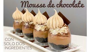 Mousse De Chocolate Con Solo Tres Ingredientes