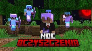 100 GRACZY SYMULUJE NOC OCZYSZCZENIA w MINECRAFT!