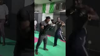Very Dark Man challenges Portable to a Boxing Match