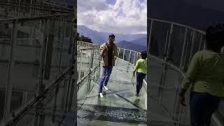Pelling sky walk View #mountains #sikkim #pellingskywalk #pelling #travel