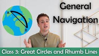 ATPL General Navigation - Class 3: Great Circles and Rhumb Lines.