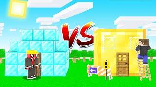 ALTIN EV VS ELMAS EV!  - Minecraft