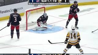 Elvis Merzļikins 21/23 Saves vs Pittsburgh Penguins 03.10.2024 | NHL Pre-season