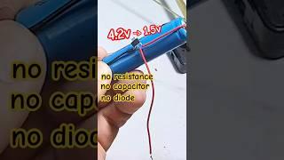 Smart step down from 4.2v to 1.5v #diy #electronic #tools