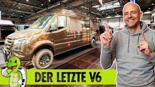 SPRINTER CUSTOM VAN mit GFK-AUFBAUTÜR & GFK-Heckausstellern | VERSTECKTES Bad | TS BusCamp X-PED