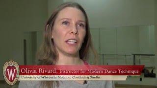 Everyone has something to contribute in the Modern Dance Technique class taught by Olivia Rivard