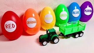 Best Learning Video for Toddlers Learn Colors with Egg Surprises!