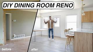 $2,000 Mid Century Modern Dining Room Renovation