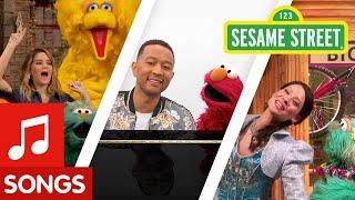 Sesame Street: Celebrity Songs Compilation with Elmo and Friends!