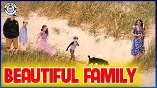 Königliche Familie in Norfolk: Catherine, William und Kinder genießen den Tag am Holkham Beach