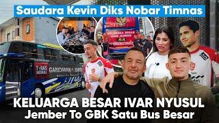 Keluarga Besar Ivar Kompak Nyusul Ke GBK, KDB Ditonton Saudara, Reaksi Keluarga Pemain Nonton Timnas