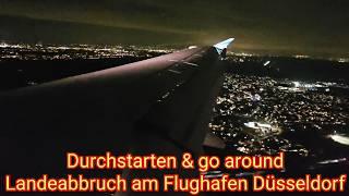 Durchstarten & go around! Landeabbruch am Flughafen Düsseldorf (DUS) von Eurowings Airbus A321-231