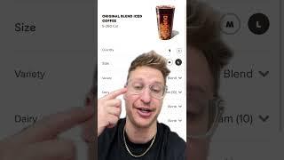 Guessing the calories of this insane Dunkin’ Donuts coffee order