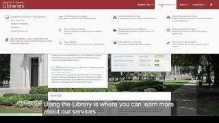 [Audio Narration] Intro to The University of Alabama Libraries New Website