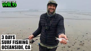 3 DAYS SURF FISHING - Oceanside, California