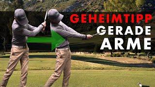 Der Nr. 1 Schlüssel für gerade Arme im Golfschwung